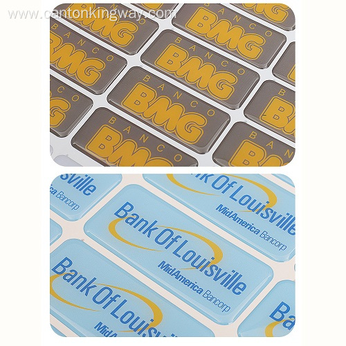 Customed Waterproof 3D Epoxy Sticker